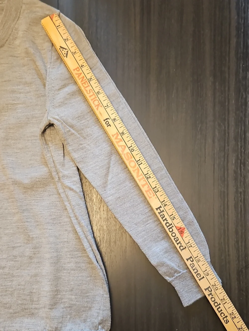 J. Crew Gray Crewneck Merino Wool Sweater
